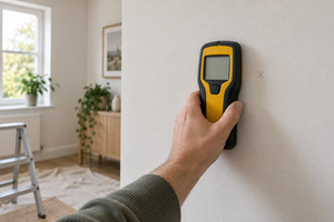 Compare detectors for metal, timber and live-wire indications before drilling into UK walls.