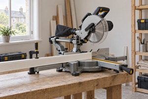 Compare sliding mitre saws for skirting, architrave, flooring, framing and renovation joinery.
