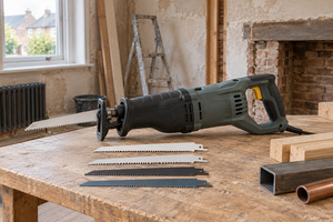Compare corded and cordless reciprocating saws for demolition, pipework, timber and renovation strip-out.
