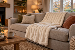 Six sofa-friendly heated throws, from compact solo options to generous XL coverage.